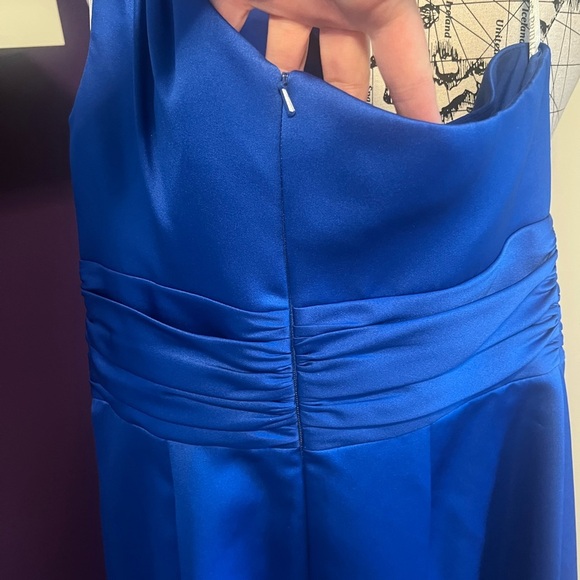 David’s Bridal One Shoulder Short Bridesmaid Dress NWT - Picture 9 of 9